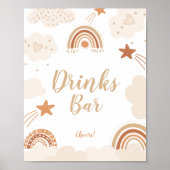 Poster Panneau Boho Rainbow Dracks Bar (Devant)