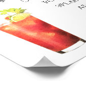 Poster Panneau boisson Bloody Mary Bar (Coin)