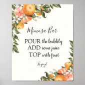Poster Panneau boisson Citrus Mimosa Bar (Devant)