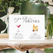 Poster Panneau boisson Ellesmere Modern Minimal Signature