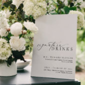 Poster Panneau boisson Ellesmere Modern Minimal Signature