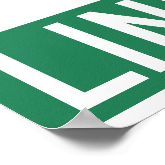 Poster Panneau Boulevard Linden (Coin)