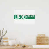 Poster Panneau Boulevard Linden (Cuisine)