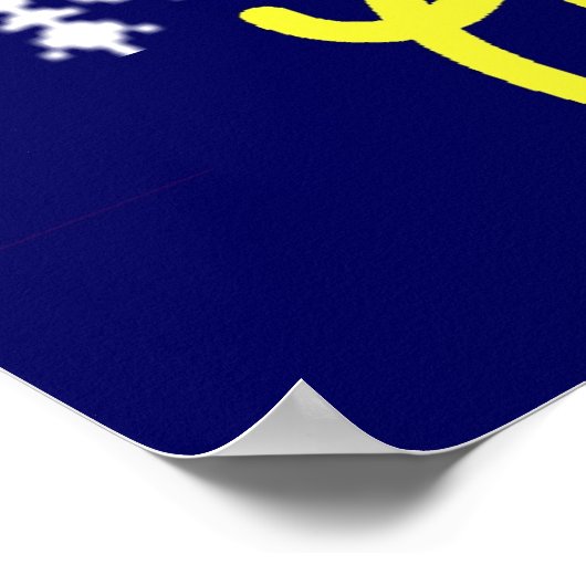 Poster Panneau Boutique de vente d'hiver (Coin)