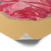 Poster Panneau Boutique Vintage Rose (Coin)