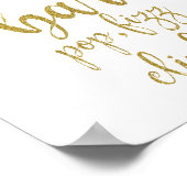 Poster Panneau Bubbly Bar Gold Parties scintillant 8x10 M (Coin)