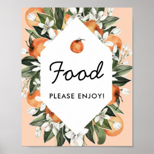 Poster Panneau Buffet Petit Baby shower Cutie