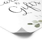 Poster Panneau cadeau Sunflower Floral Bourgogne Cartes d (Coin)