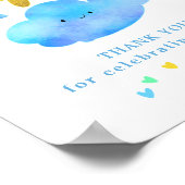 Poster Panneau cadeau Twinkle Little Star Baby shower (Coin)