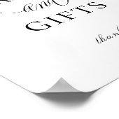 Poster Panneau Cadeaux bleu bleu mauve (Coin)