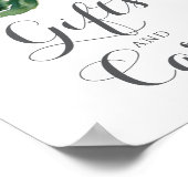 Poster Panneau Cadeaux et Cartes Burgundy Blush (Coin)