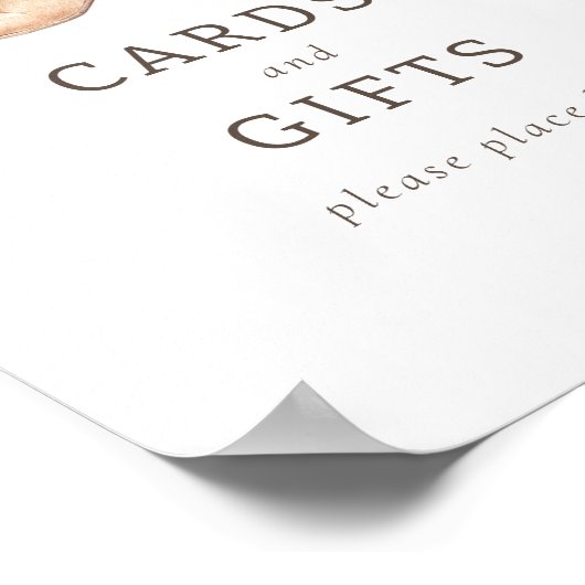 Poster Panneau Cadeaux modernes Western Rodeo Cards + Cad (Coin)