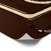 Poster Panneau café Vienne Vintage (Coin)