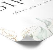 Poster Panneau Cartes de mariage et cadeaux (Coin)