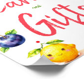 Poster Panneau Cartes et cadeaux (Coin)