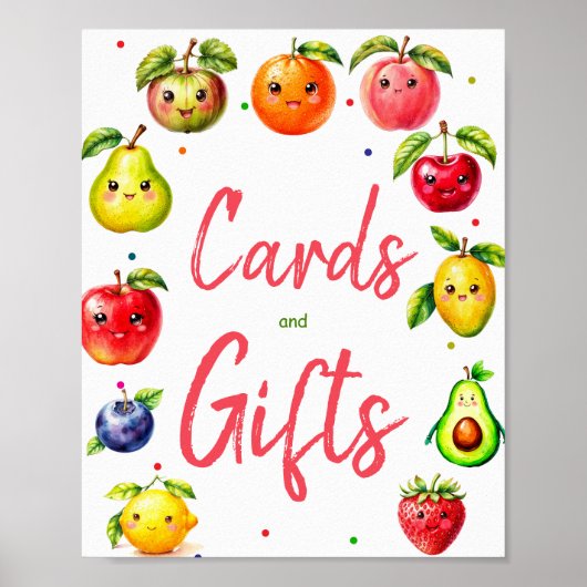 Poster Panneau Cartes et cadeaux (Devant)
