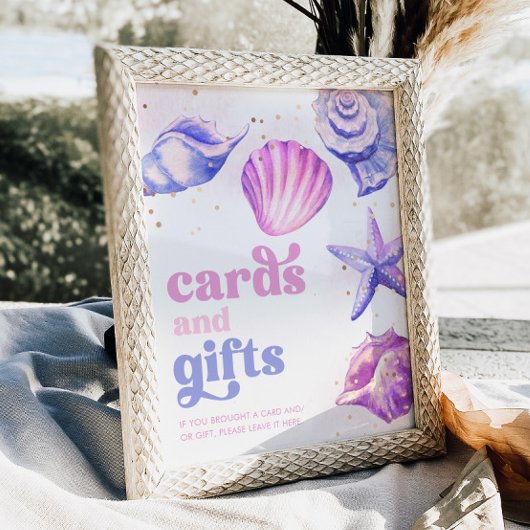 Poster Panneau Cartes et cadeaux