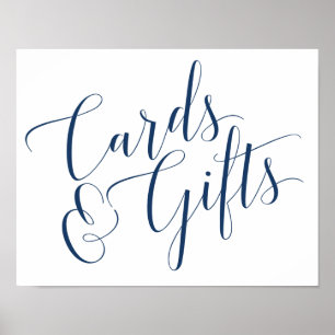 Poster Panneau Cartes et cadeaux