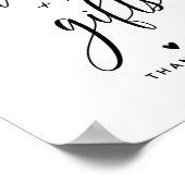 Poster Panneau Cartes et cadeaux 8x10" (Coin)