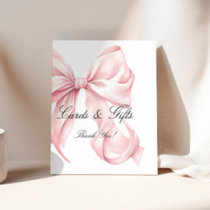Poster Panneau Cartes et Cadeaux Arc-en-ciel Rose Coquett