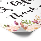 Poster Panneau Cartes et cadeaux Boho (Coin)