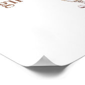 Poster Panneau Cartes et cadeaux Champagne et Perles (Coin)