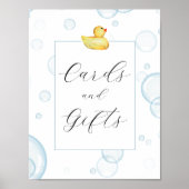 Poster Panneau Cartes et cadeaux en caoutchouc (Devant)