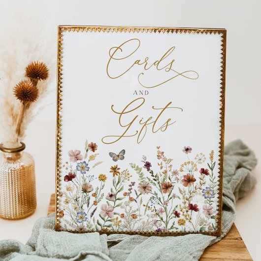 Poster Panneau Cartes et cadeaux Fleurs de Jardin Fleurs