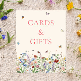 Poster Panneau Cartes et cadeaux | Fleurs sauvages de Boh
