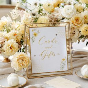 Poster Panneau Cartes et Cadeaux « Meant to Bee »