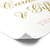 Poster Panneau Cartes et cadeaux papillon rose (Coin)