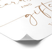 Poster Panneau Cartes et cadeaux | Révélation de genre Bo (Coin)