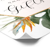 Poster Panneau Cartes et cadeaux tropicaux (Coin)