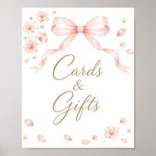 Poster Panneau Cartes & Prosecco Cartes & Cadeaux