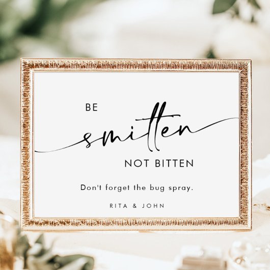 Poster Panneau Chic moderne Mariage écran solaire et vapo