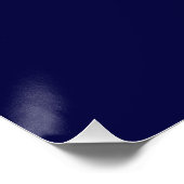 Poster Panneau chinois zodiaque bleu lapin (Coin)