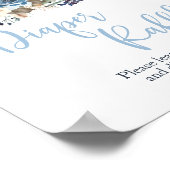 Poster Panneau Chute Blue Citrouille Petit Chevalier Douc (Coin)