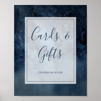 Panneau Ciel céleste avec cartes-cadres et cadeaux