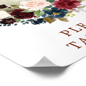 Poster Panneau Citrouille Automne - Faveurs du Baby showe (Coin)