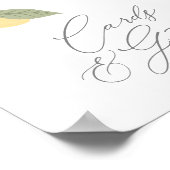 Poster Panneau Citrus citron Cartes et Cadeaux (Coin)