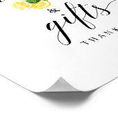 Poster Panneau Citrus Lemon Cards and Gifts 8x10" (Coin)