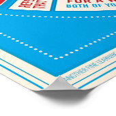 Poster Panneau comme l'affiche Personne ne regarde (ASL) (Coin)