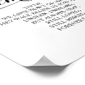 Poster Panneau commémoratif de souvenir aimé dans notre c (Coin)