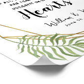 Poster panneau commémoratif de verdure cristalline en sou (Coin)