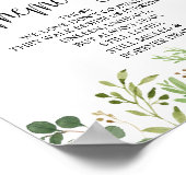 Poster Panneau commémoratif de verdure en mémoire aimante (Coin)