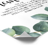 Poster Panneau commémoratif En mémoire affectueuse d'euca (Coin)