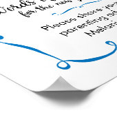 Poster Panneau Conseils de sagesse pour les nouveaux pare (Coin)