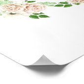 Poster Panneau d'accueil de la douche à fleurs (Coin)