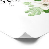 Poster Panneau d'accueil de la douche à fleurs (Coin)