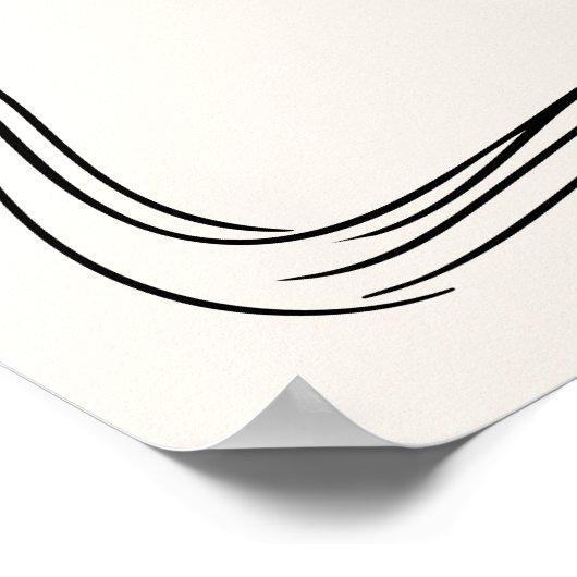 Poster Panneau d'accueil de la douche de la nuptiale (Coin)